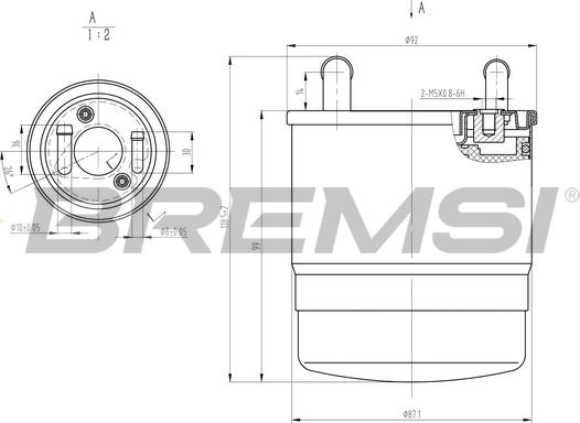 Bremsi FE0820 - Filtro carburante autozon.pro