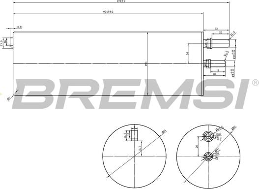 Bremsi FE0821 - Filtro carburante autozon.pro