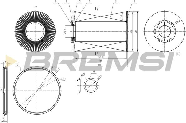 Bremsi FE0344 - Filtro carburante autozon.pro