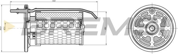 Bremsi FE0362 - Filtro carburante autozon.pro