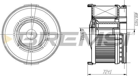 Bremsi FE0367 - Filtro carburante autozon.pro