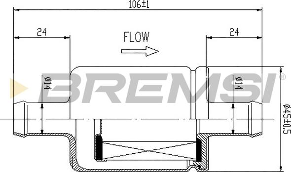 Bremsi FE0330 - Filtro carburante autozon.pro