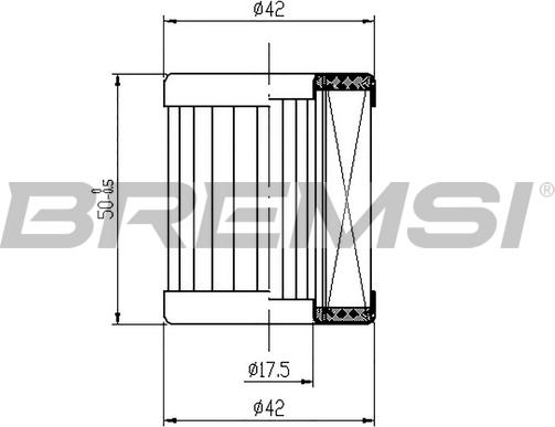 Bremsi FE0325 - Filtro carburante autozon.pro