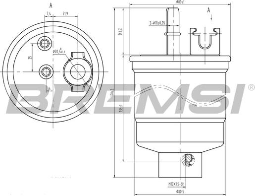 Bremsi FE0376 - Filtro carburante autozon.pro