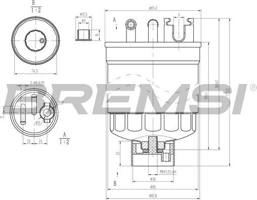 Bremsi FE0371 - Filtro carburante autozon.pro