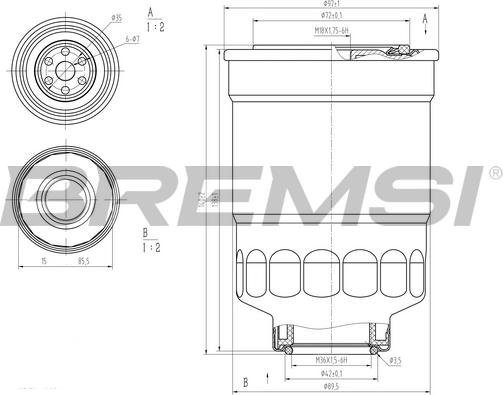 Bremsi FE0799 - Filtro carburante autozon.pro