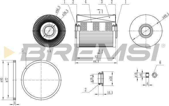 Bremsi FE0770 - Filtro carburante autozon.pro