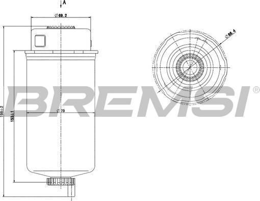 Bremsi FE0778 - Filtro carburante autozon.pro