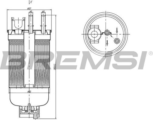 Bremsi FE1492 - Filtro carburante autozon.pro