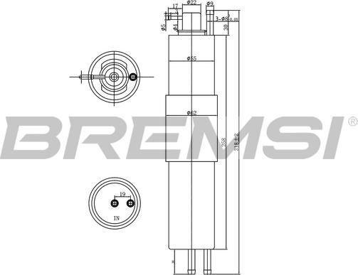 Bremsi FE1521 - Filtro carburante autozon.pro