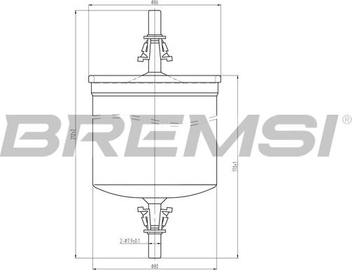 Bremsi FE1891 - Filtro carburante autozon.pro