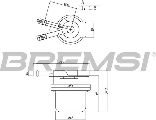 Bremsi FE1889 - Filtro carburante autozon.pro