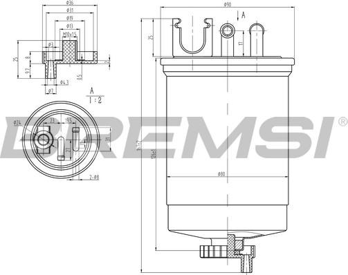 Bremsi FE1310 - Filtro carburante autozon.pro