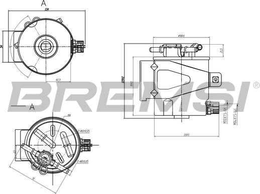 Bremsi FE1313 - Filtro carburante autozon.pro