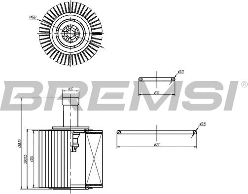 Bremsi FL0252 - Filtro olio autozon.pro