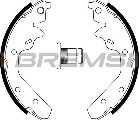 Bremsi GF4519 - Kit ganasce freno autozon.pro