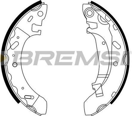 Bremsi GF4716 - Kit ganasce freno autozon.pro