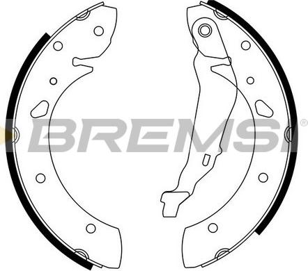 Bremsi GF0950 - Kit ganasce freno autozon.pro