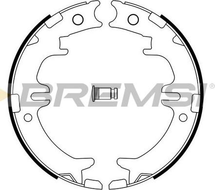 Bremsi GF0964 - Kit ganasce, Freno stazionamento autozon.pro