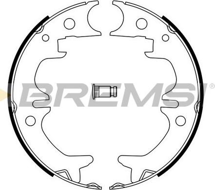 Bremsi GF0968 - Kit ganasce, Freno stazionamento autozon.pro