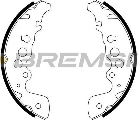 Bremsi GF0913 - Kit ganasce freno autozon.pro