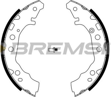 Bremsi GF0985 - Kit ganasce freno autozon.pro