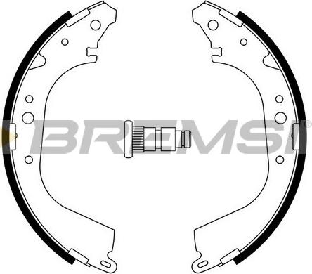 Bremsi GF0937 - Kit ganasce freno autozon.pro