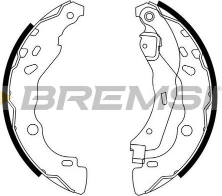 Bremsi GF0409 - Kit ganasce freno autozon.pro