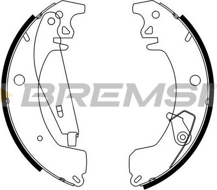 Bremsi GF0417 - Kit ganasce freno autozon.pro