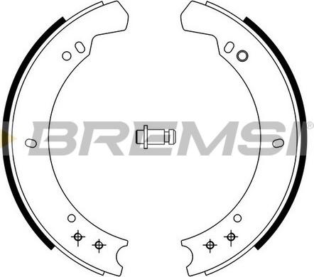 Bremsi GF0434 - Kit ganasce freno autozon.pro