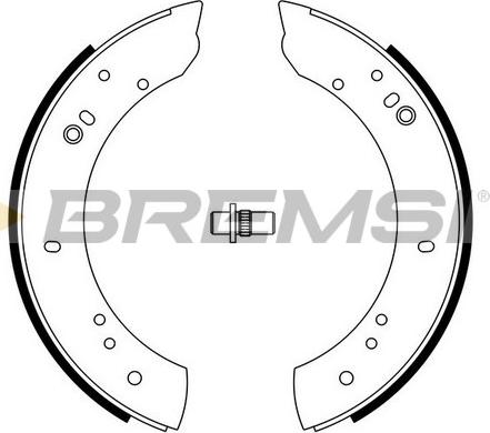 Bremsi GF0433 - Kit ganasce freno autozon.pro