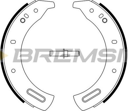 Bremsi GF0432 - Kit ganasce freno autozon.pro