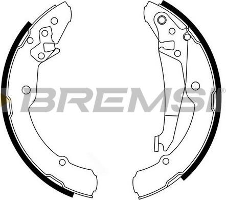 Bremsi GF0473 - Kit ganasce freno autozon.pro