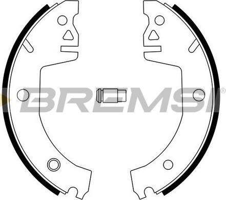 Bremsi GF0472 - Kit ganasce freno autozon.pro