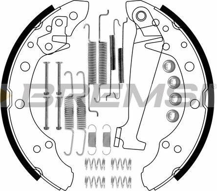 Bremsi GF0556-1 - Kit ganasce freno autozon.pro