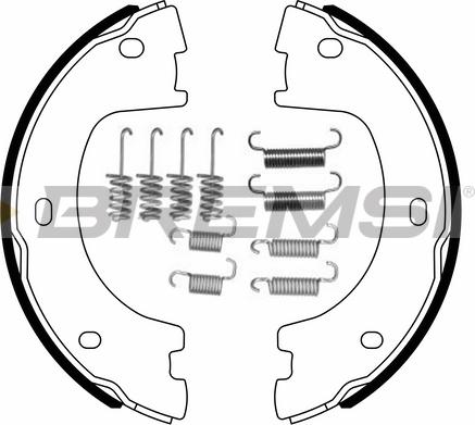 Bremsi GF0560-1 - Kit ganasce, Freno stazionamento autozon.pro