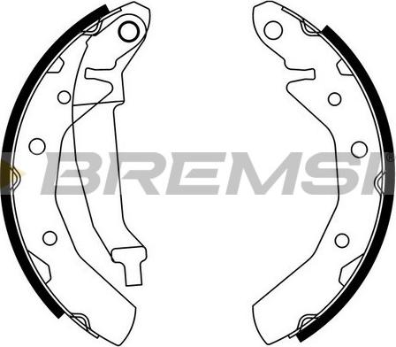 Bremsi GF0630 - Kit ganasce freno autozon.pro