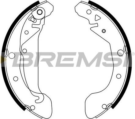 Bremsi GF0632 - Kit ganasce freno autozon.pro