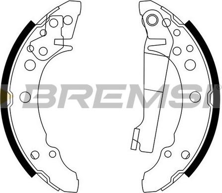 Bremsi GF0016 - Kit ganasce freno autozon.pro