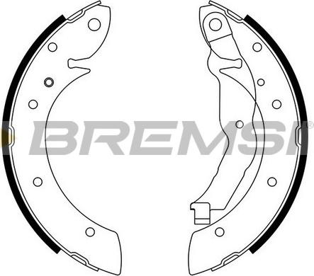 Bremsi GF0077 - Kit ganasce freno autozon.pro