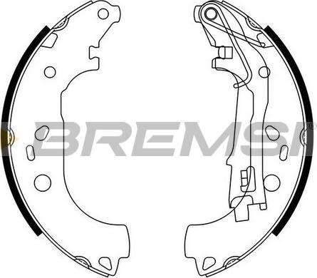 Bremsi GF0161 - Kit ganasce freno autozon.pro