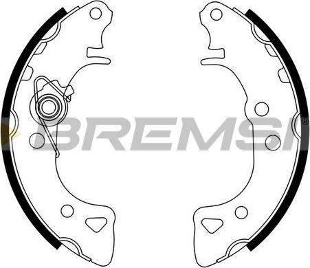 Bremsi GF0103 - Kit ganasce freno autozon.pro