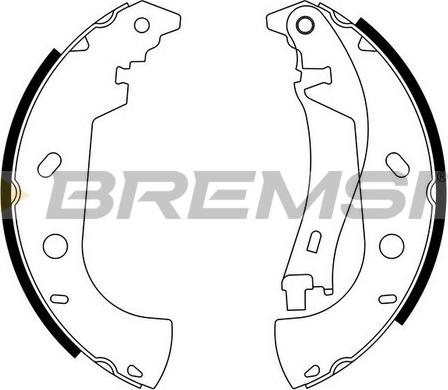 Bremsi GF0181 - Kit ganasce freno autozon.pro