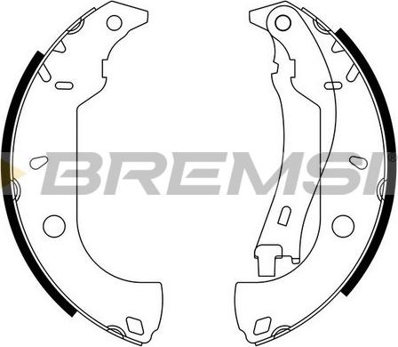 Bremsi GF0171 - Kit ganasce freno autozon.pro