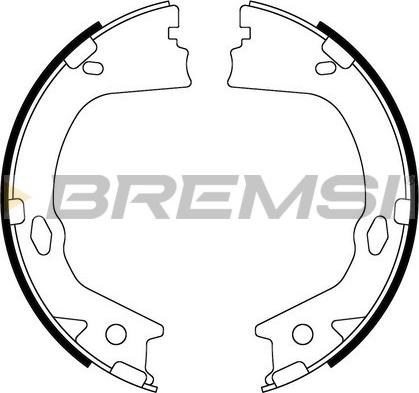 Bremsi GF0899 - Kit ganasce, Freno stazionamento autozon.pro