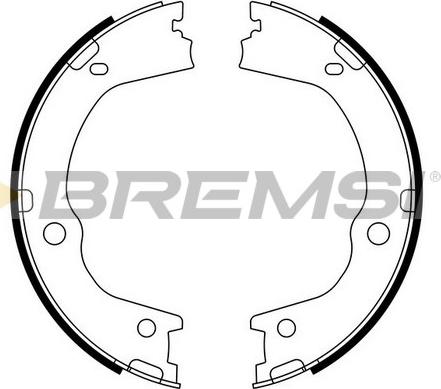 Bremsi GF0898 - Kit ganasce, Freno stazionamento autozon.pro