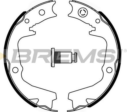 Bremsi GF0893 - Kit ganasce, Freno stazionamento autozon.pro