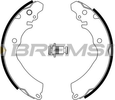 Bremsi GF0818 - Kit ganasce freno autozon.pro