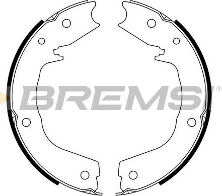 Bremsi GF0831 - Kit ganasce, Freno stazionamento autozon.pro