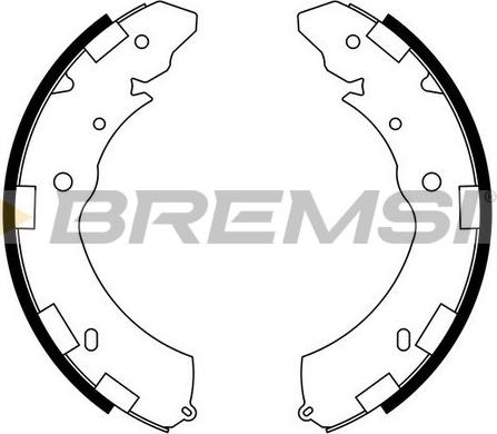 Bremsi GF0833 - Kit ganasce freno autozon.pro